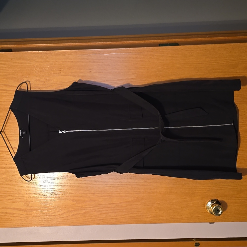 Express dark gray dress